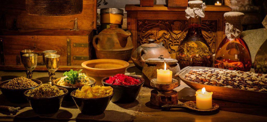 La Desserte - Table des Desserts Médiévaux du Moyen Age
